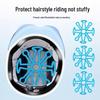 Breathable Silicone Helmet Liner Pad - Odor-Resistant & Hairstyle-Safe for Cycling Helmets