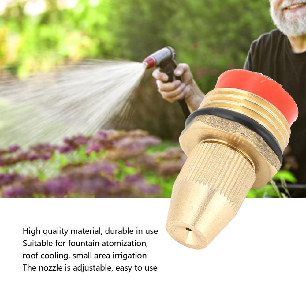 2PCS Adjustable Spray Nozzle G1/2 DN15 Misting Nozzle Durable Garden Spray Head  Lawn Watering