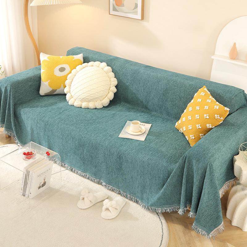 Anti-Scratching Sofa Cover Ins Style All-Inclusive Universal Cover Four Seasons Universal Sofa Cover Cloth Backrest Cover Towel Sofa Cover