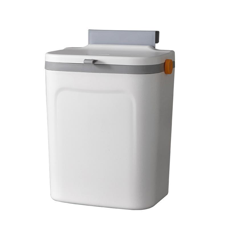 

9л подвесной мусорный бак для кухни большой емкости кухонная перерабатывающая мусорная корзина ванная настенный мусорный бак с крышкой