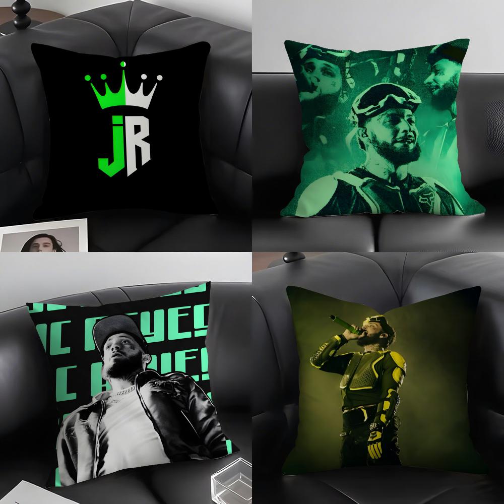 JJc ReyesS Rapper Cushion Cover Pillowcase Ultra Soft Skin Friendly Fabric Cloud Like Comfort Concealed Zipper