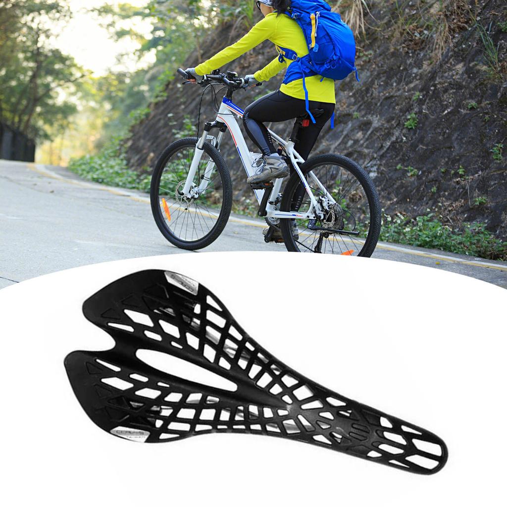 Sykkelsadel Sykkelsetepute Ergonomisk Støtdempende Utsparing Ultralett Pustende