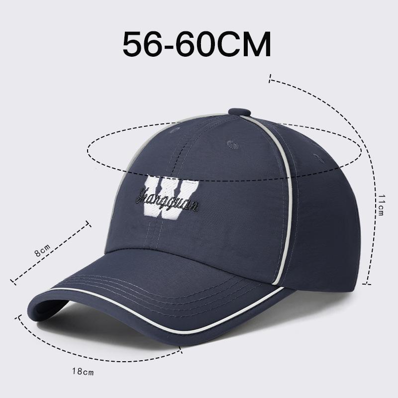 Men's Baseball Cap Spring Summer Women's Quick-Drying Breathable Sunscreen Outdoor Cap