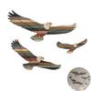 3Pcs Wooden Eagle Wall Decoration Eagle Pattern Wall Hanging Art Vintage Decor for Beach House Bedroom Living Room Nautical Wall Ornaments