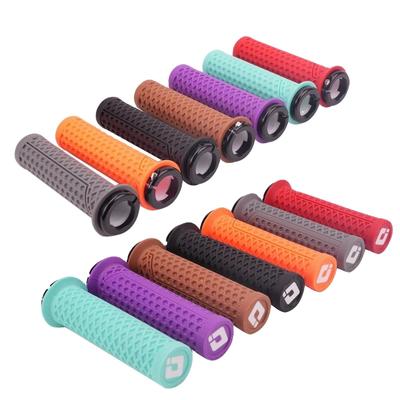 ODI Silicone Handlebar Grips Self-lock Shock Absorbing Bicycle Handles Cover Non-slip BMX DH Bike Grip Ergonomic Rubber Grips