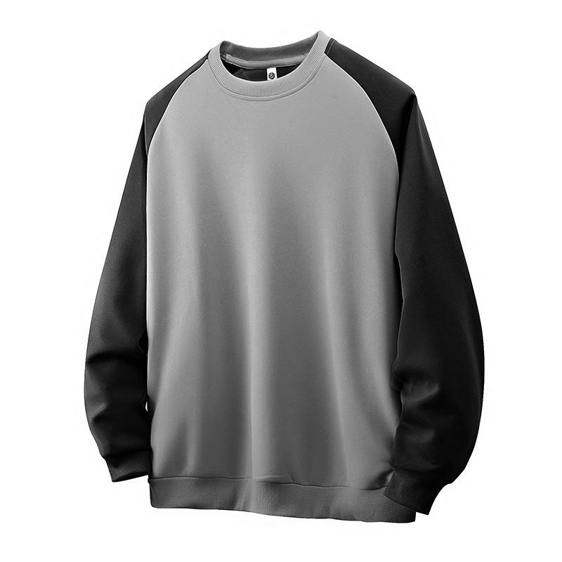 

Толстовка большого размера с мужским принтом в виде букв и круглым вырезом, повседневный спортивный топ с длинными рукавами XL/100-110KG