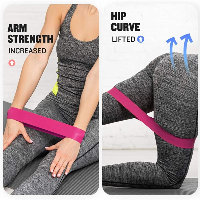 Elastic Circle Latex Rubber Band Tensor Tension Rope Yoga Squat Peach Hip Fitness Resistance Belt Resistance Ring
