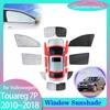 Full Covers Sunshades for Volkswagen VW Touareg MK2 7P Hybrid 2010~2018 2012 Car Accessories Front Windshields Side Window Visor