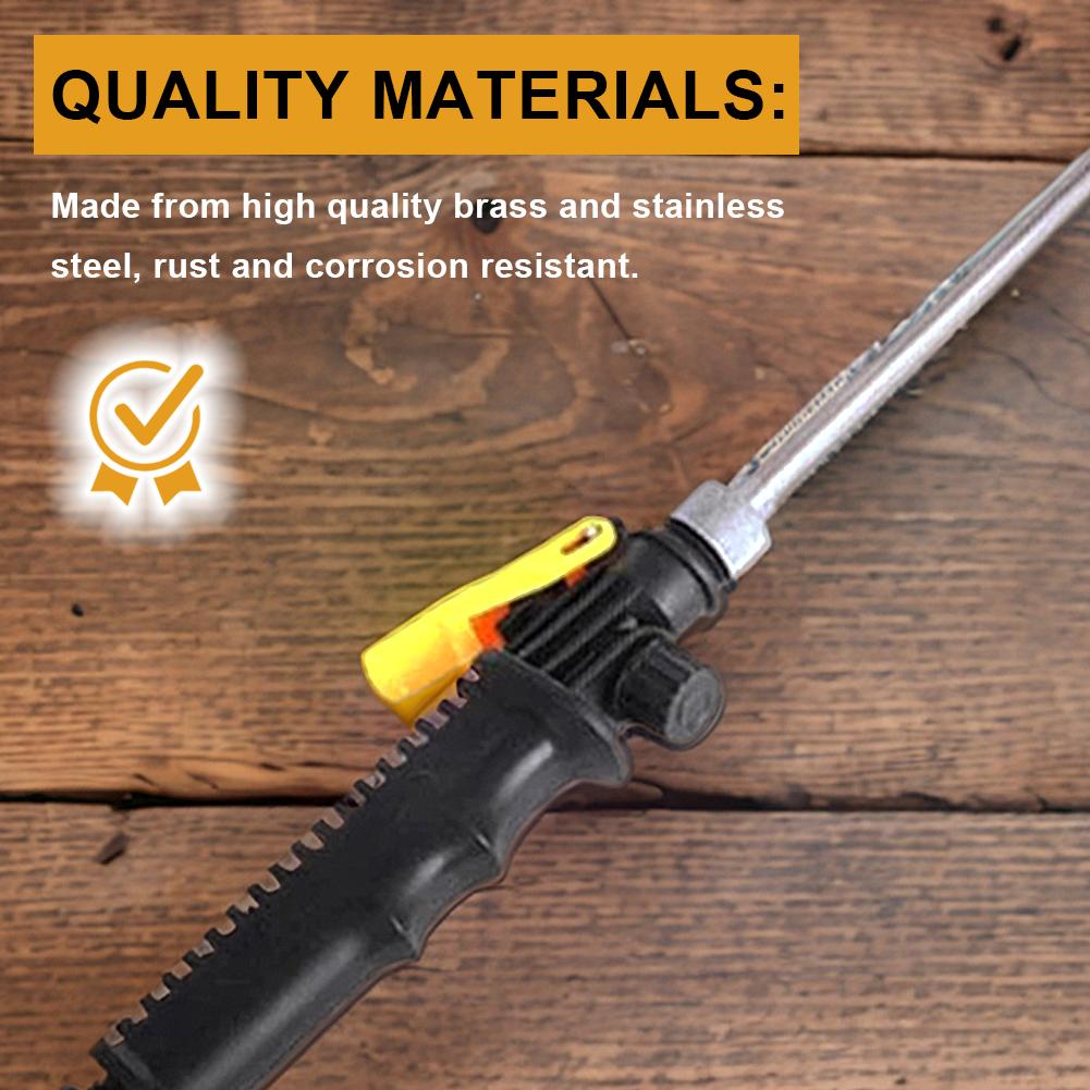 High Pressure Washer Gun Adjustable Garden Hose Nozzle Water Nozzle for Watering Garden Washing Car and Showering Pet