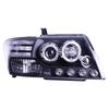 LED Angel Eye Headlight Assembly with Turn Signal for 2004-2011 Mitsubishi Pajero V73 V75.