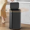 Coș de gunoi cu senzor automat din oțel inoxidabil Coș de gunoi pentru bucătărie și casă Coș de gunoi de capacitate mare Smart Dump House Articole de baie