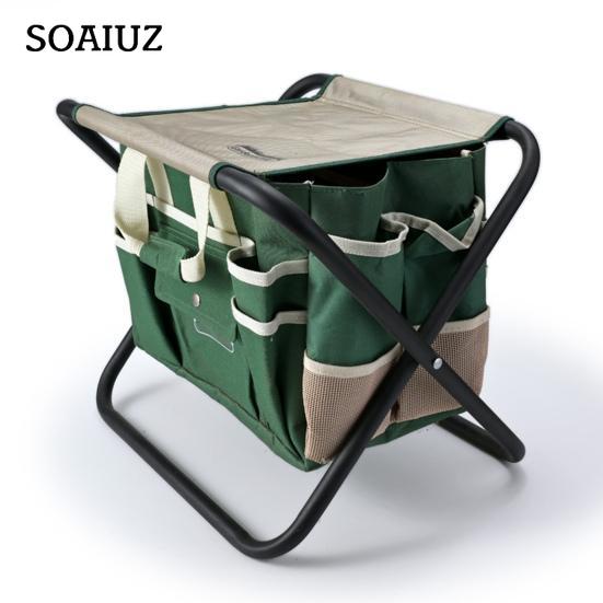 Folding Chair Durable Portable Folding Camping Stool with Storage Bag Waterproof Load-Bearing Chair for Outdoor