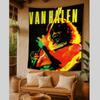 Van Halen Retro Rock Band Hanging Bohemian Tapestry Bohemian Wall Tapestries Mandala Cheap Hippie Wall Hanging