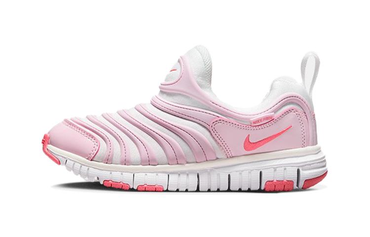

Nike Dynamo Free Caterpillar Cushioning Abrasion Resistant Support Low top Kids Lifestyle Shoes Pink Kids 343738-100 35