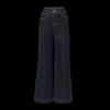 TaTu Women's Retro Wide-Leg Denim Jeans