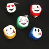 Faux Leather Footbag Cartoon Expression Number Football Basketball Baseball Throwing Beanbag Toy Kids Indoor Outdoor Play Handmade Kickball