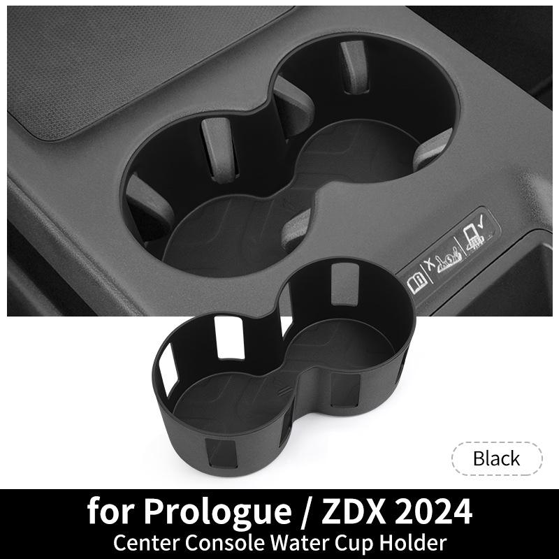For Honda Prologue/Acura ZDX 2024 Central Control Water Cup Holder TPE Shock Absorber Sleeve Limiter Beverage Holder
