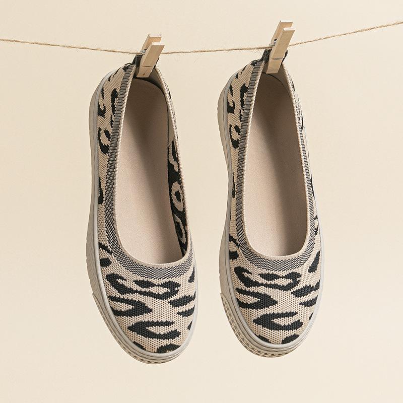 NYE Damesko Fritidssko Ensfarget Alle Aldre Slip On Fritidssko Komfortable Dame Mote Plattform Loafers Casual Sommersko