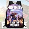 Children's Student Fort-nite Cartoon Boy and Girl Large Capacity Backpack