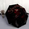 1pc Ghost___The_Devil's_Playground Automatic Open, Windproof, Compact Travel Umbrella, Gift for Birthday, Christmas, Business 93016