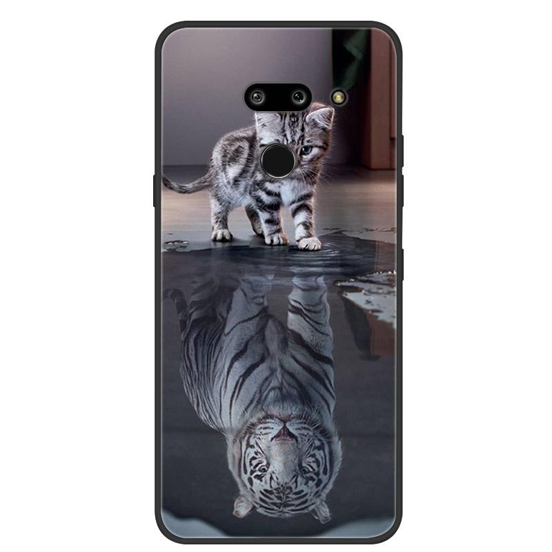 Para LG G8 ThinQ Funda Suave Silicona TPU Funda para Teléfono para LG G8 ThinQ Cubierta Trasera G8thinQ G 8 Protectora Bumper Fundas Shells