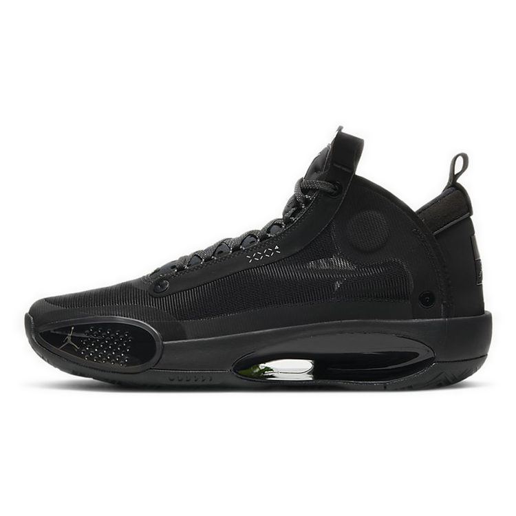 

Мужские кроссовки Air Jordan 34 PF Black Cat темно-дымчато-серые, электрик-зеленые BQ3381-003