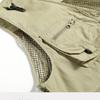 Four Season Outdoor Workwear Vest Men's Multi Pocket Camisole Thin Fishing Photography Versatile Vest Jacket