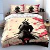 Samurai Theme Art Set For Decor Exquisite Three-Piece Bedding Set Gift For Kids And Adults
