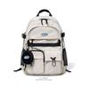 Original White Computer Double - Shoulder Backpack for College Girls, High School and Junior High School Students