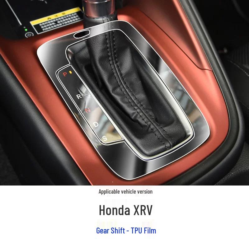 New Honda XRV Interior and Headlight Protection Film, Center Console Screen, Gear Shift Decor