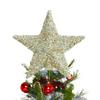 Star For Christmas Tree Top Glitter Star Decoration Topper Star Treetop Ornaments Holiday Decoration For Christmas Tree Ornament