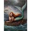 5D DIY Diamond Painting Cartoon Mermaid Diamond Embroidery Cross Stitch Kit Full Rhinestone Mosaic Home Decor