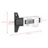 Wheel Thread Depth Gauge 0~25.4mm1in Car Tyre Thread Depth Meter for Multiple PurposeWhite