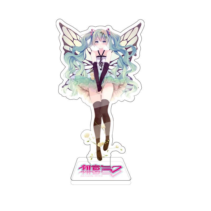 Miku Hatsune Large Acrylic Stand 15Cm Double Sided Anime Figure Vocaloid Luo Tianyi Anime Merchandise Collectible Display Stand