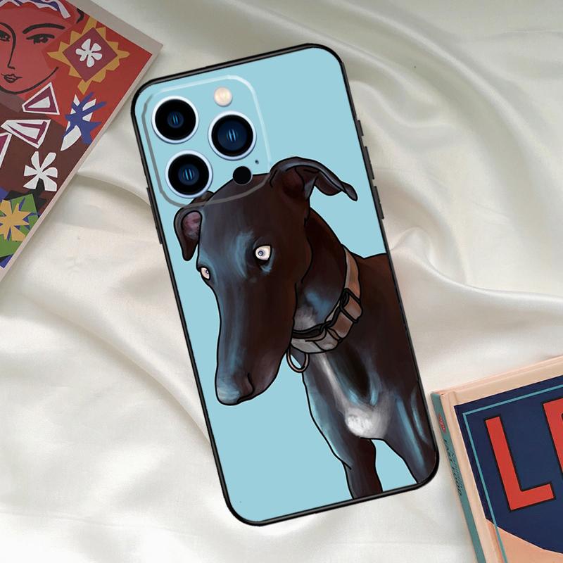 Galgo Greyhound Dog Phone Case on For iPhone 13 12 11 Pro Max Mini SE2 XS XR X 7 8 Plus Cover Soft Cases