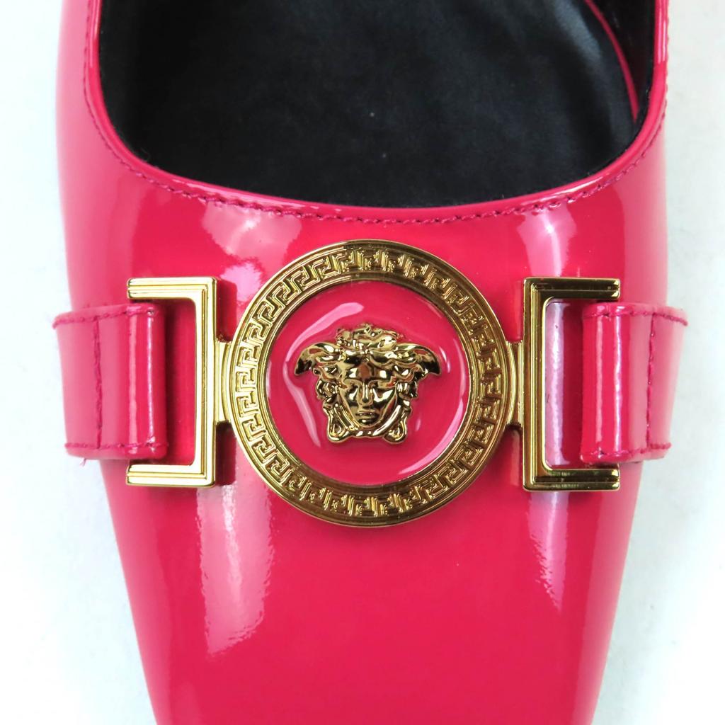 VERSACE pumps pink Patent leather Women 36 Used