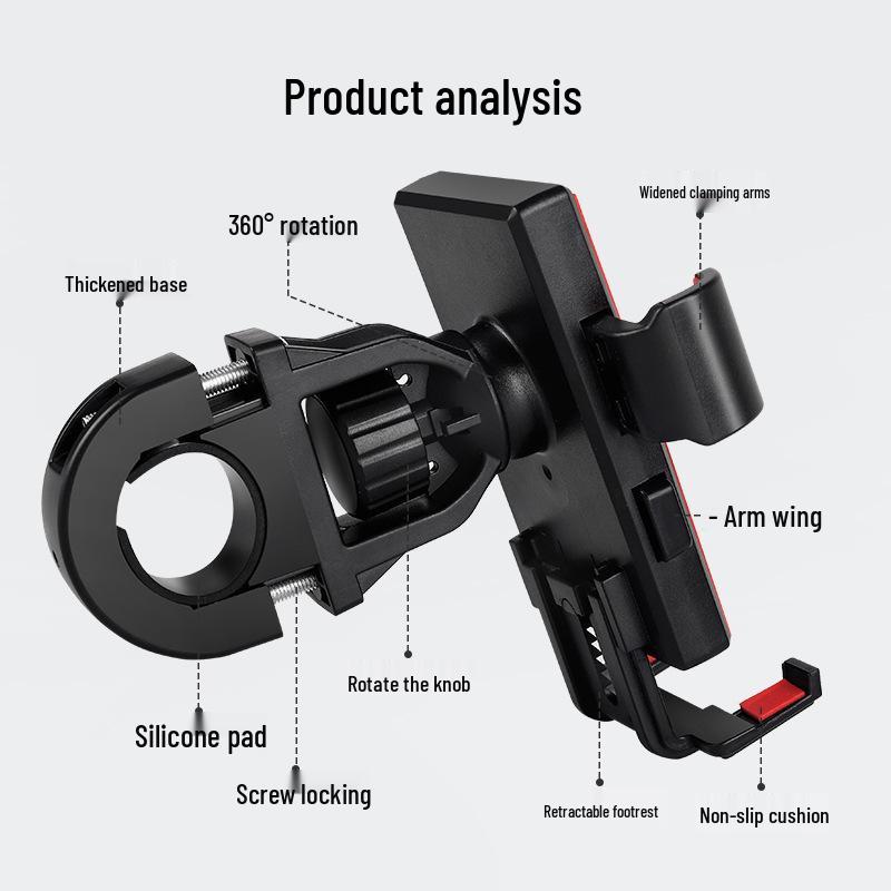 Shockproof Mobile Phone Holder for Large Trucks & Excavators