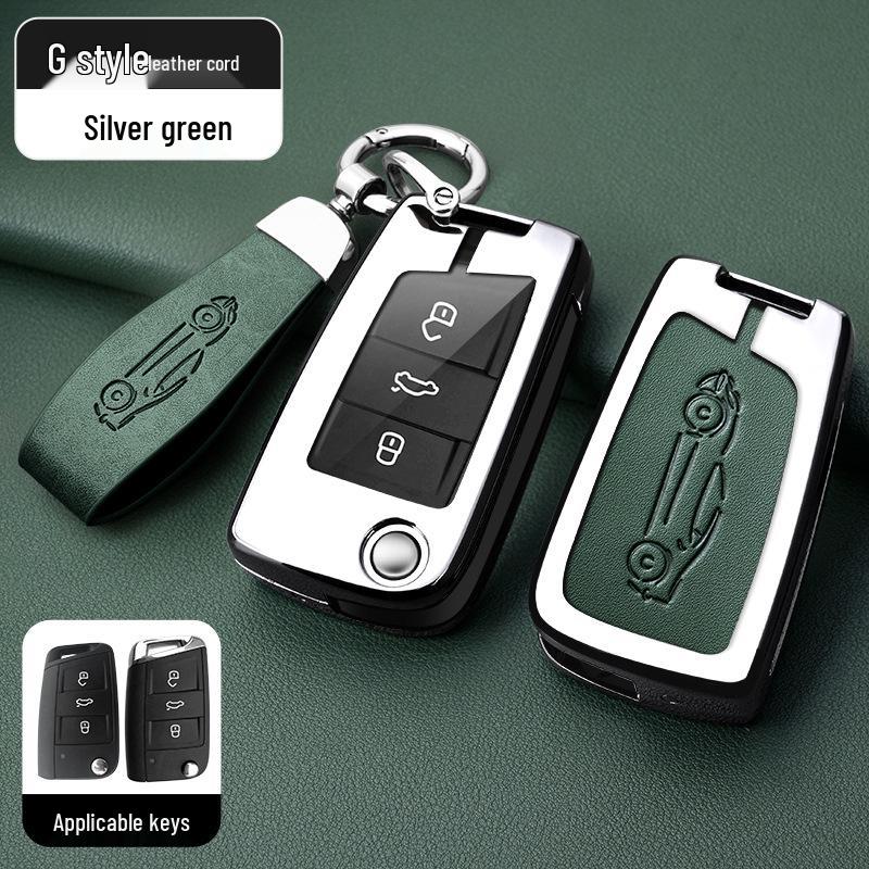 Metal Key Shell for Volkswagen Models: New Sagitar, Lavida Plus, Tayron, Tuon, Tiguan L, Bora, Magotan