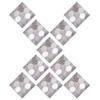 10PCS Self Adhesive Tile Sticker Anti Collision Sticker for Home Living Room Kitchen Decor