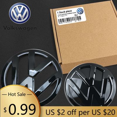 2026 Νέο Για VOLKSWAGEN VW 2τμχ Ανταλλακτικό Σήμα Για Volkswagen VW Golf 7 MK7 2014-2017 Μπροστινή Μάσκα Καπό Αυτοκινήτου Εμπρός Πίσω Πορτμπαγκάζ Έμβλημα