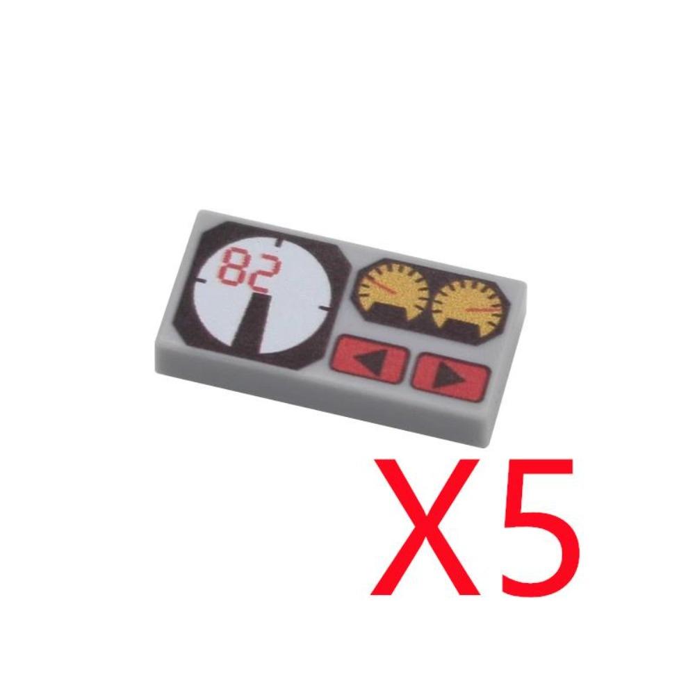 City Building Blocks Accessories Dashboard Audio Computer Control Center Radar Keyboard Mobile Phone Model Mini Brick Toy R054