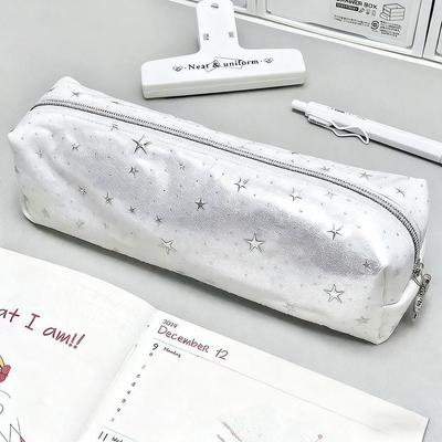 Cute Stars Wave Point Pen Bag Lightweight Large Capacity Pencil Case Gift Cartoon Stationery Bag Students Supplies