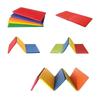 Jundingying Three-Fold PU Rainbow Exercise Mat