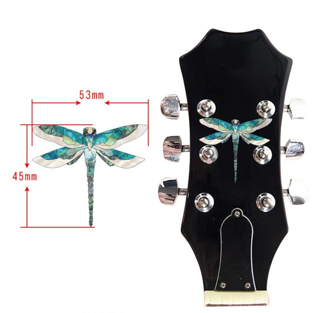 DIY Guitar Head Sticker PVC Guitar Headstock Decal Guitar Panel Sticker  Guitar Beginner Gifts