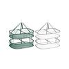 Openwork Sweater Drying Rack with Two Separate Levels, Raised Edges, and Flexible Flat-Platform or Hanging Placement