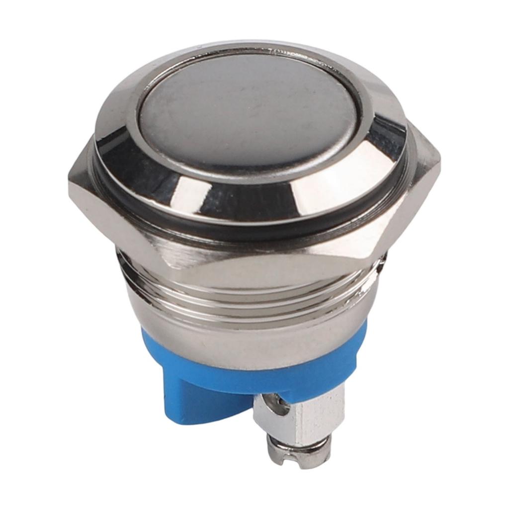1 Pcs Waterproof Momentary Switch 12V Metal Push Button
