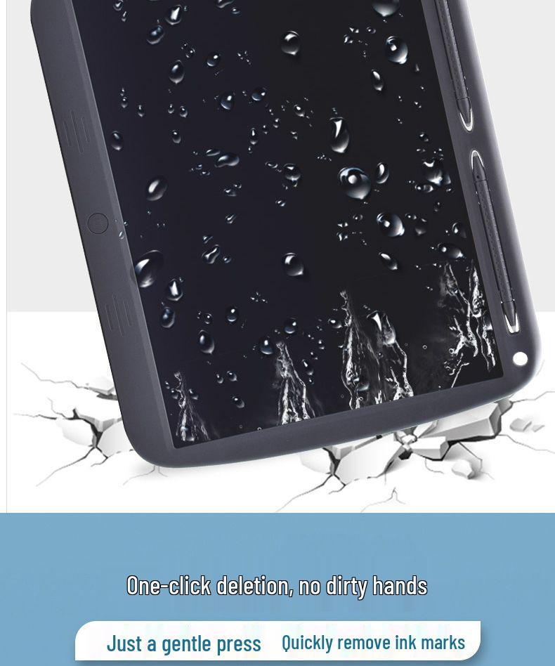 15" Rechargeable LCD Writing Board: High-Brightness Color Drawing Tablet for Smart Office and Children's Early Education.
