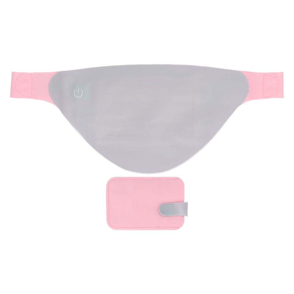 Electric Heated Waist Belt 3 Heat Level Massaging 3000mAh Battery Wearable Soft Discomfort Relief