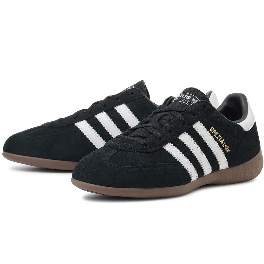 Adidas Handball Spezial Low Pro Core Size W, Black/Footwear White/Gold, KJ3629, 24.5cm