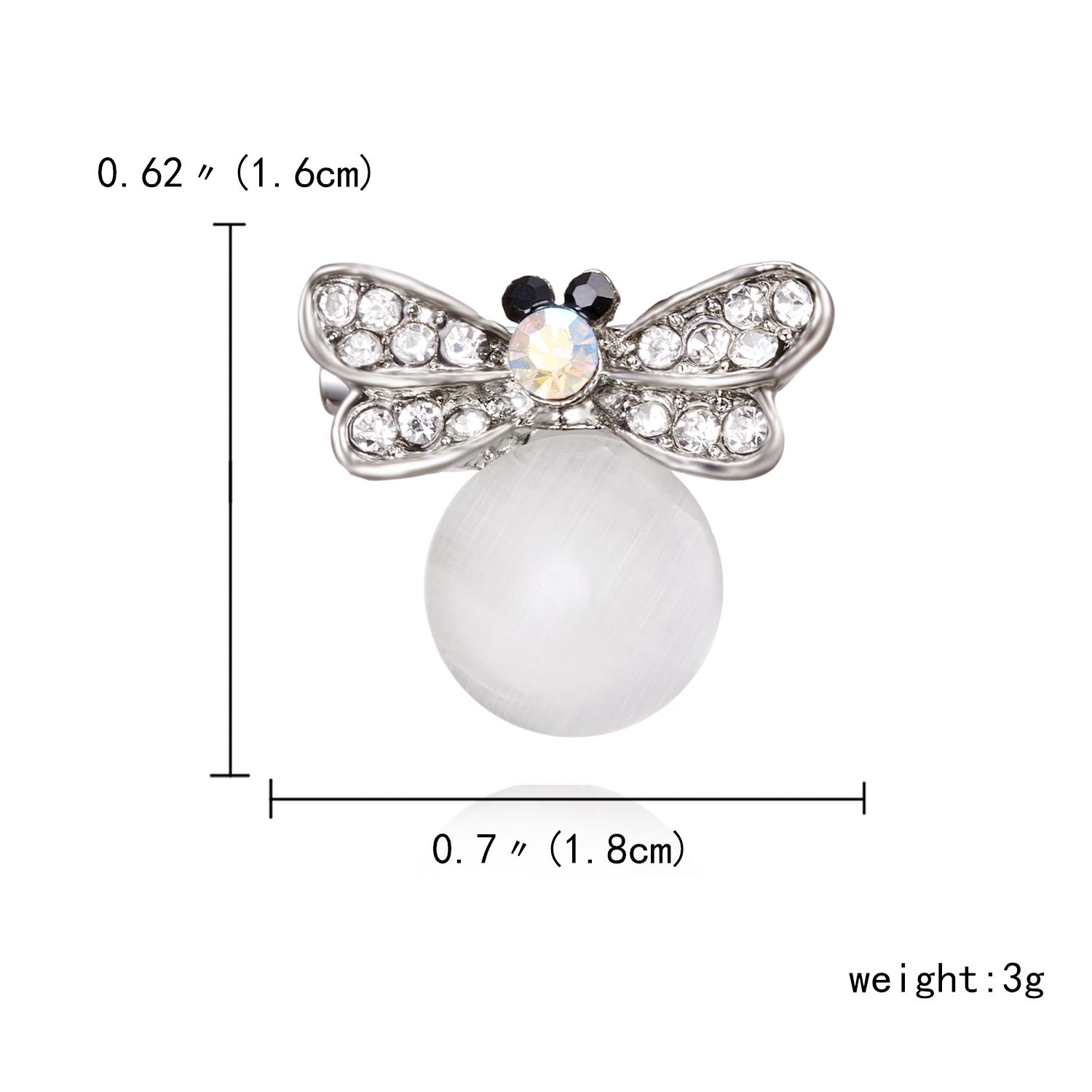 

Rinhoo Fashion Нежные броши в виде совы Элегантные хрустальные опаловые каменные животные кошки совы бабочки пчелы растения цветы листья значки на лацкан